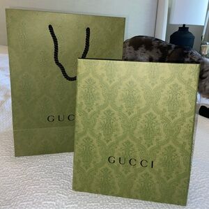 Gucci Storage Box and Shopping Bag